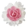 Online FLORENSUC Bouquet Fleur Azyme 10 cm Rose et Blanc 5 cm (x6)