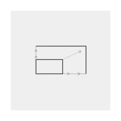 New DE BUYER Cadre Pâtisserie Rectangulaire Inox 43x29 cm