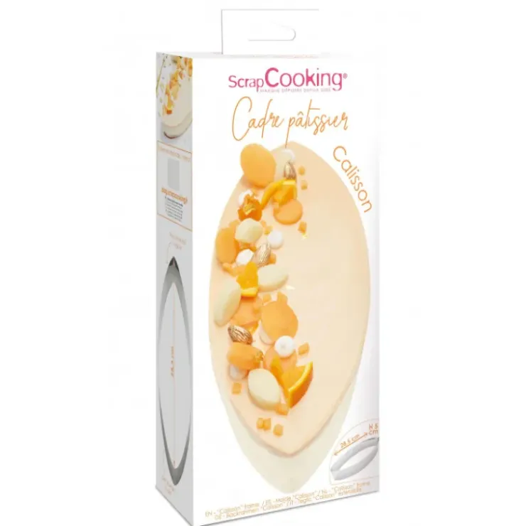 Best SCRAPCOOKING Cadre Pâtissier Calisson 28 cm Inox