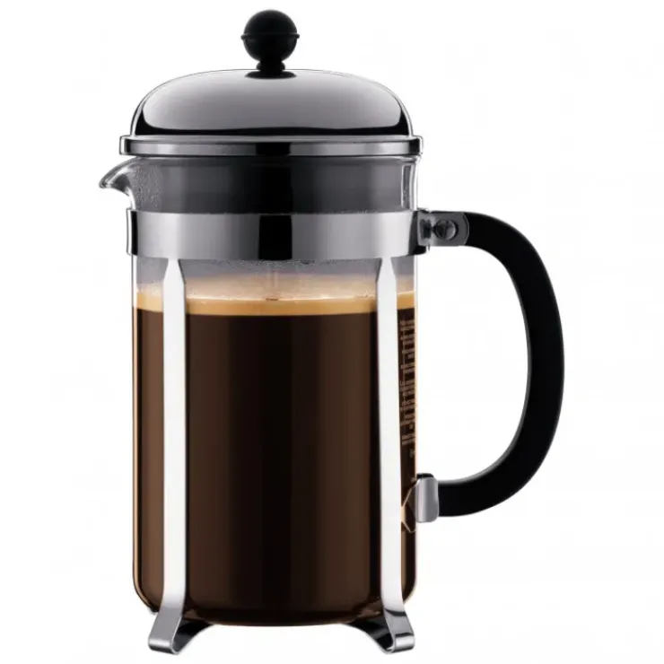 Clearance BODUM Cafetière à Piston 1.5L Chromé CHAMBORD