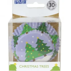 Discount PME Caissette Cupcake Sapins de Noël x30