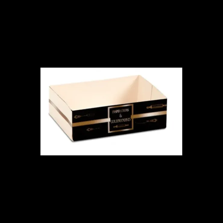 Outlet CUISINEADDICT Caissette pâtissière Inspirations -20 x 12 x H 5 cm- (x100)