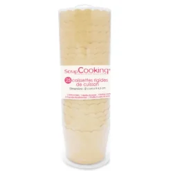 SCRAPCOOKING Caissette rigide de cuisson kraft (x25)
