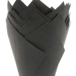 HOUSE OF MARIE Caissettes Cupcakes Noires Tulipe (x36)