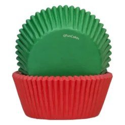 Discount FUNCAKES Caissettes Cupcakes Rouge et Verte (x48)