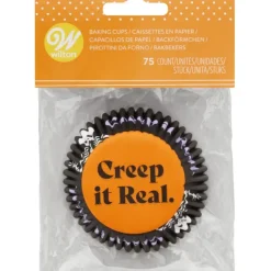 WILTON Caissettes Cupcakes Squelette Halloween (x75)