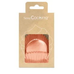 Clearance SCRAPCOOKING Caissettes Rose Gold (x48)