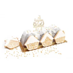 Best SCRAPCOOKING Cake Topper Bois Joyeux Noël 13cm