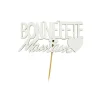Sale PATISDECOR Cake Topper Bonne Fête Maman sur Pic (x30) Patisdécor