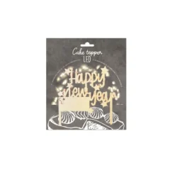 Hot SCRAPCOOKING Cake Topper Happy New Year Led