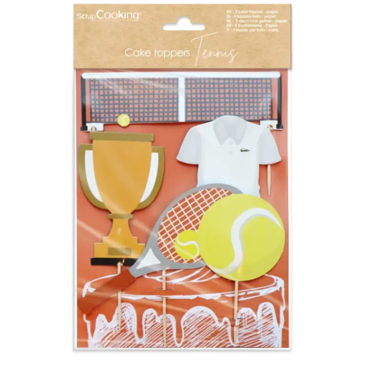 Best SCRAPCOOKING Cake Topper Tennis