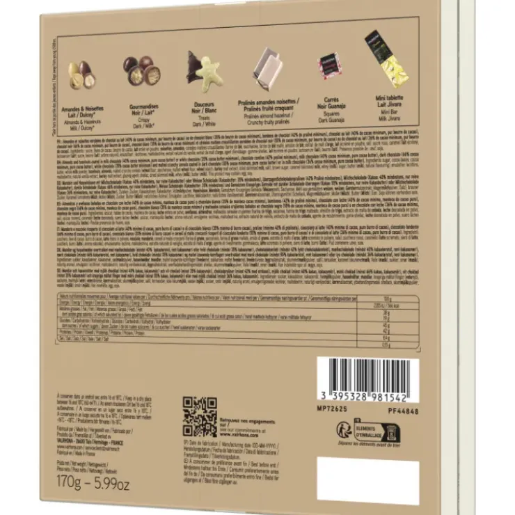 Hot VALRHONA Calendrier de l'Avent 170 g