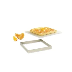 DE BUYER Carré perforé L. 8 cm de L'école Valrhona par