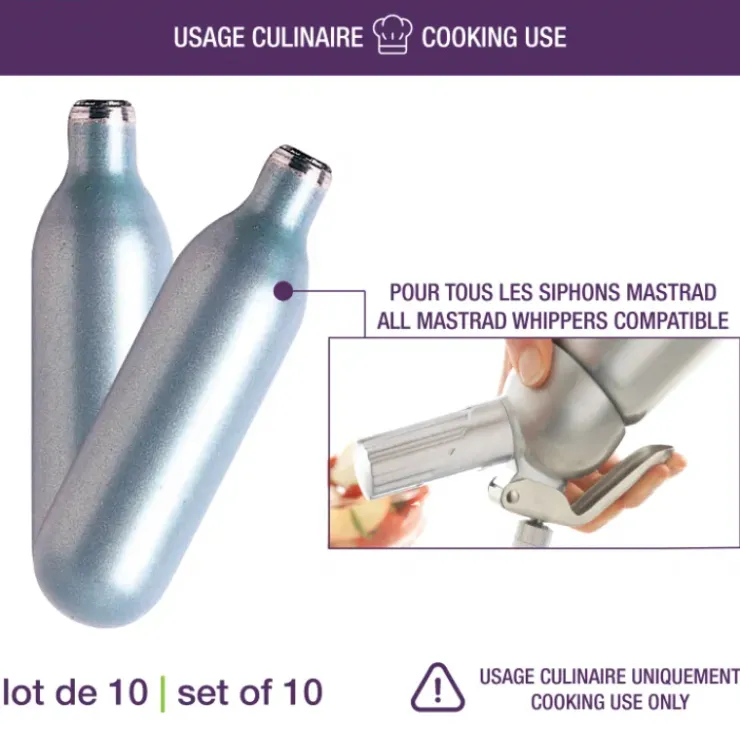 Best MASTRAD Cartouche N2O pour Siphon 8g (x10)