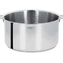 Clearance CRISTEL Casserole Casteline Ø 18 cm Manche Amovible Inox