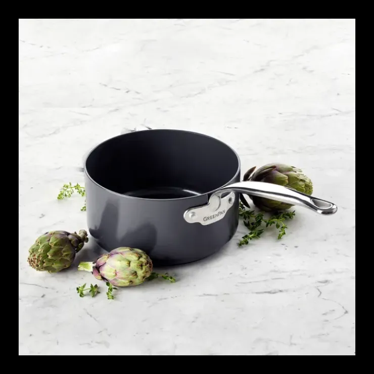 Best GREENPAN Casserole Céramique Ø 18 cm, 2L, collection BARCELONA PRO ™