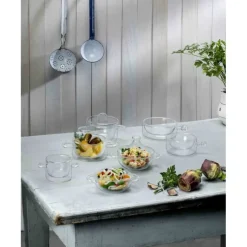 Hot LUIGI BORMIOLI Casserole en Verre Double Paroi 27 cl (x2) THERMIC GLASS