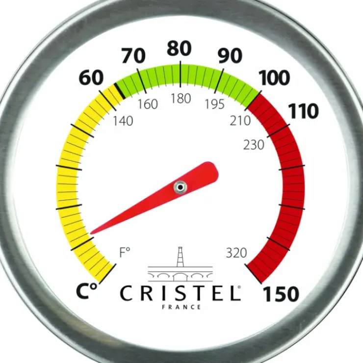 CRISTEL Casserole et Cuit Vapeur Inox Ø 20 cm Anses Olivier Biome