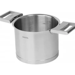 CRISTEL Casserole Haute Graduée Ø 14 cm Strate Amovible Inox