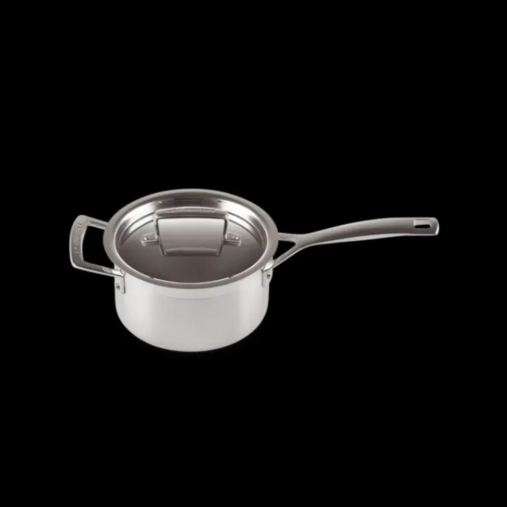 Online LE CREUSET Casserole Inox avec Couvercle 16 cm