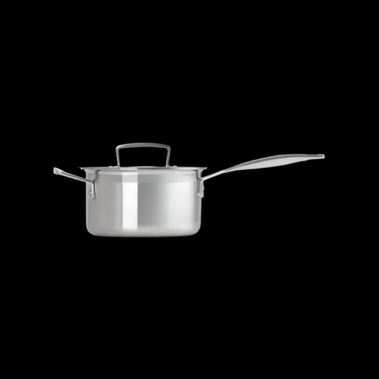 Online LE CREUSET Casserole Inox avec Couvercle 16 cm