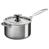 Sale LE CREUSET Casserole inox avec couvercle 16 cm Signature
