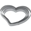 Discount PAVONI Cercle à Tarte Coeur Inox Micro-perforé 18 x 17 cm x H 2 cm