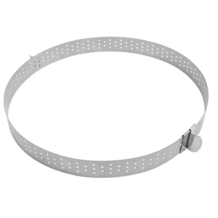 Discount SCRAPCOOKING Cercle à Tarte Extensible Inox Perforé 16 à 30 cm