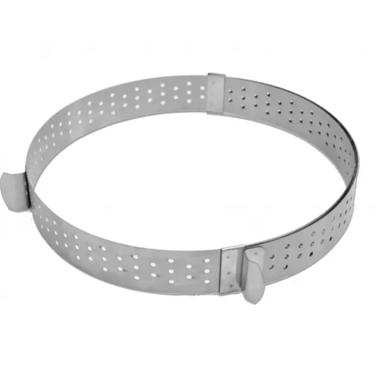 Discount SCRAPCOOKING Cercle à Tarte Extensible Inox Perforé 16 à 30 cm