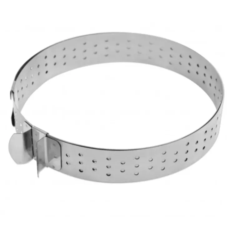 Discount SCRAPCOOKING Cercle à Tarte Extensible Inox Perforé 16 à 30 cm