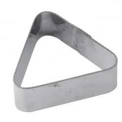 PAVONI Cercle à Tarte Inox Triangle 7,5 x 6,5 cm x H 2 cm