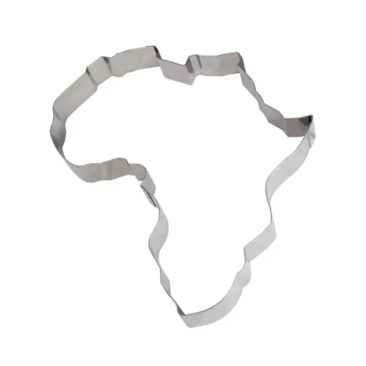 New GOBEL Cercle Inox Pays Afrique 35 x 32,5 cm x H 4,5 cm