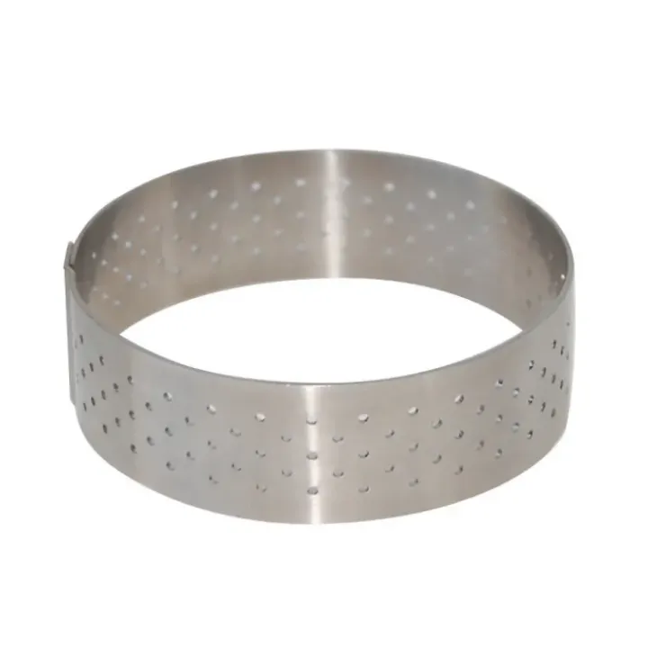 Hot DE BUYER Cercle perforé Ø 7.5 cm de L'école Valrhona par