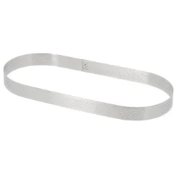 Best DE BUYER Cercle perforé forme Oblong 27 x 8 cm de L'école Valrhona par