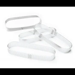 Best SCRAPCOOKING Cercles à Tarte Individuels Perforés Eclair 15 x 4 cm (x4)