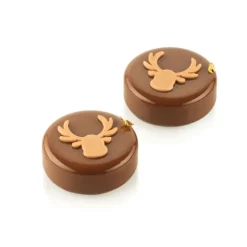 New SILIKOMART Chablon Silicone Renne 4 x 4 x H 0,2 cm (x24)