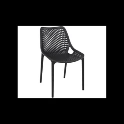 SIESTA Chaise de Jardin Empilable Air Noir