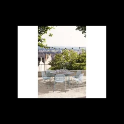 Clearance GROSFILLEX Chaise en Acier avec Assise Résine Bleu Ether Ramatuelle 73’