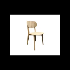 Online EZAX Chaise en Bois Naturel Madison