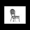 Clearance LYROSE Chaise Tressée Bamboo Noir et Blanc