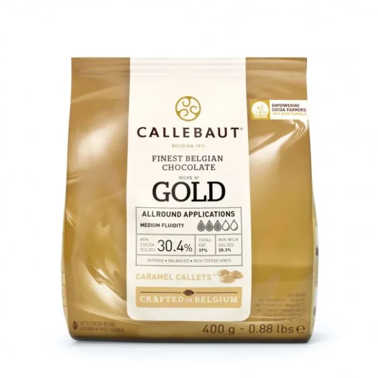CALLEBAUT Chocolat Gold 30,4% 400 g