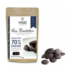 Sale WEISS Chocolat Noir Acarigua 70% Fondettes 250g