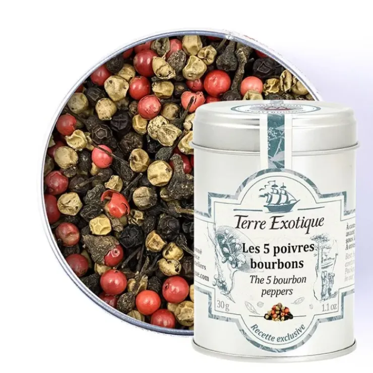 TERRE EXOTIQUE Cinq Poivres Bourbons 30 g
