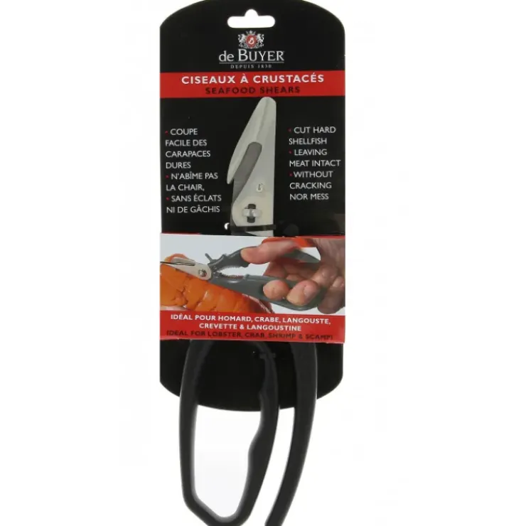 Discount DE BUYER Ciseaux inox à Crustacés