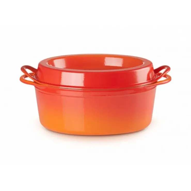 Best LE CREUSET Cocotte Doufeu Ovale en Fonte 32 cm Volcanique