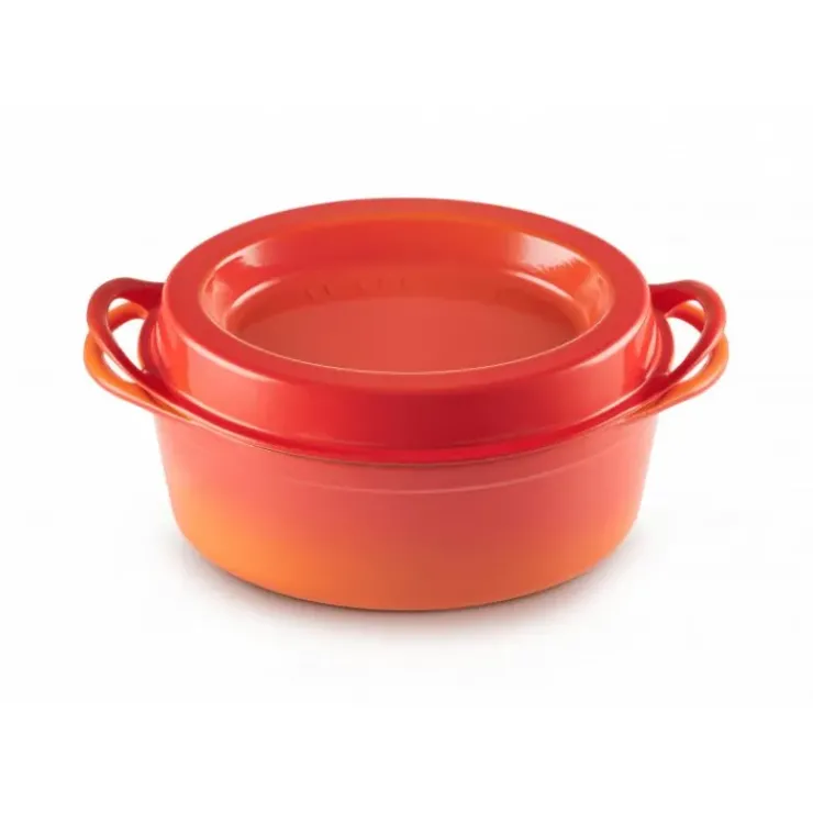 Best LE CREUSET Cocotte Doufeu Ovale en Fonte 32 cm Volcanique