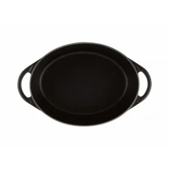 Outlet LE CREUSET Cocotte Doufeu Ovale en Fonte 32 cm Noir Mat
