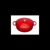 Discount LE CREUSET Cocotte en fonte Basse 30 cm Cerise Signature