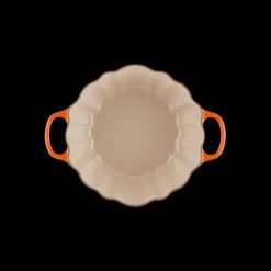 LE CREUSET Cocotte en Fonte Citrouille 24 cm Volcanique