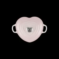 Hot LE CREUSET Cocotte en Fonte Cœur 20 cm Shell Pink